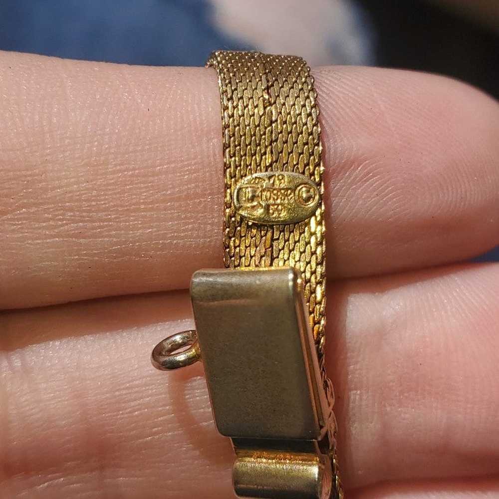 Vintage grosse gold plated bracelet. - image 7