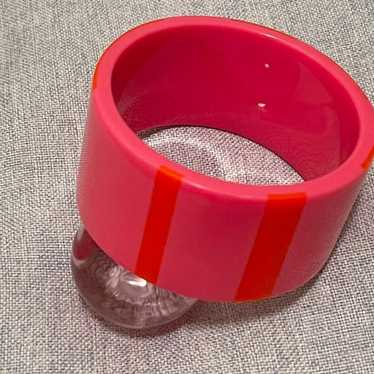 Kate Spade Resin bangle bracelet pink