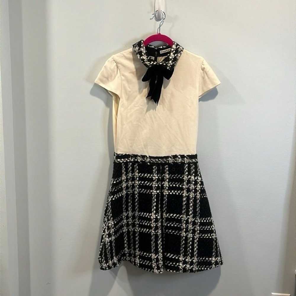 Alice + Olivia “Gail” tweed bow dress 6 - image 3