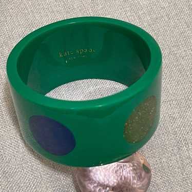 Kate spade resin bangle green