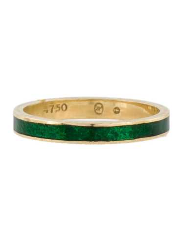 Hidalgo 18K Yellow Gold & Enamel - image 1