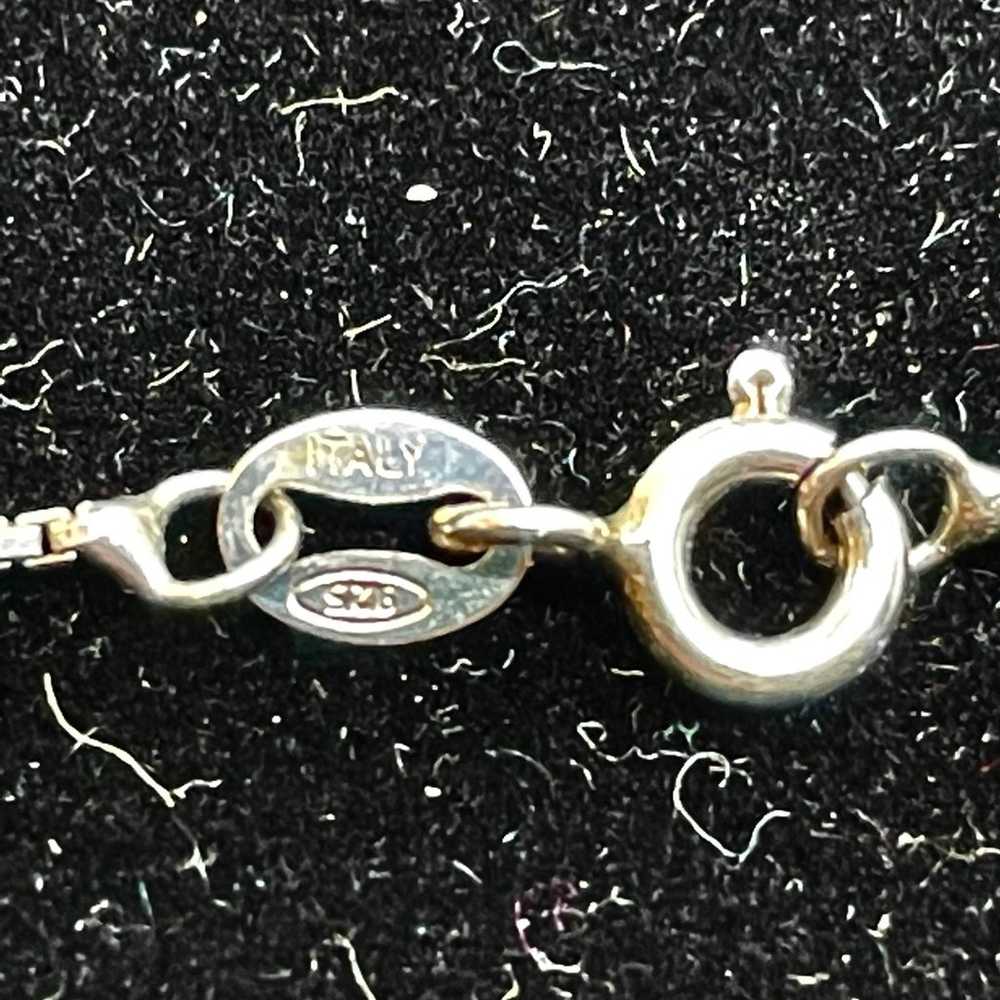 Vintage Sterling Taxco Necklace. 8763 - image 8