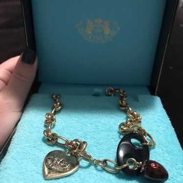 Original Juicy Couture Crown Logo necklace in box