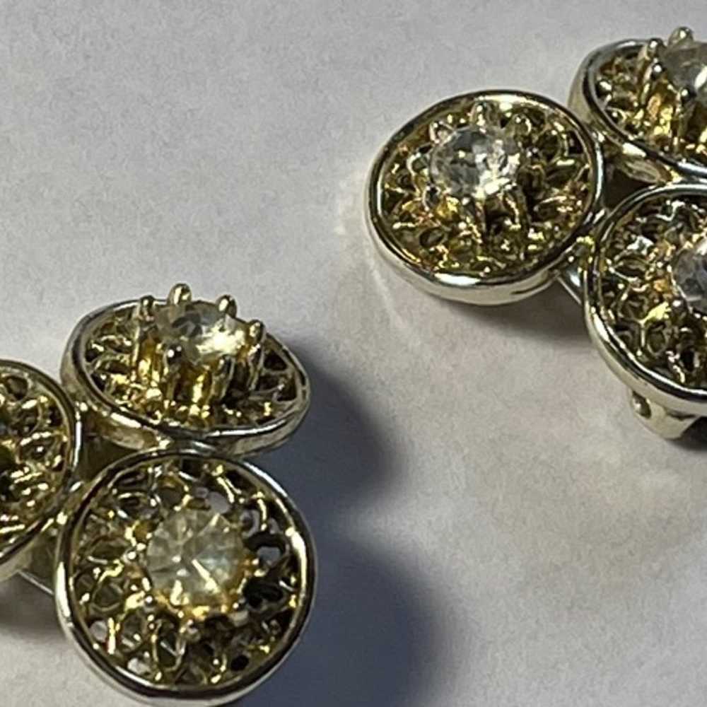 VINTAGE CORO CLIP ON EARRINGS - image 2