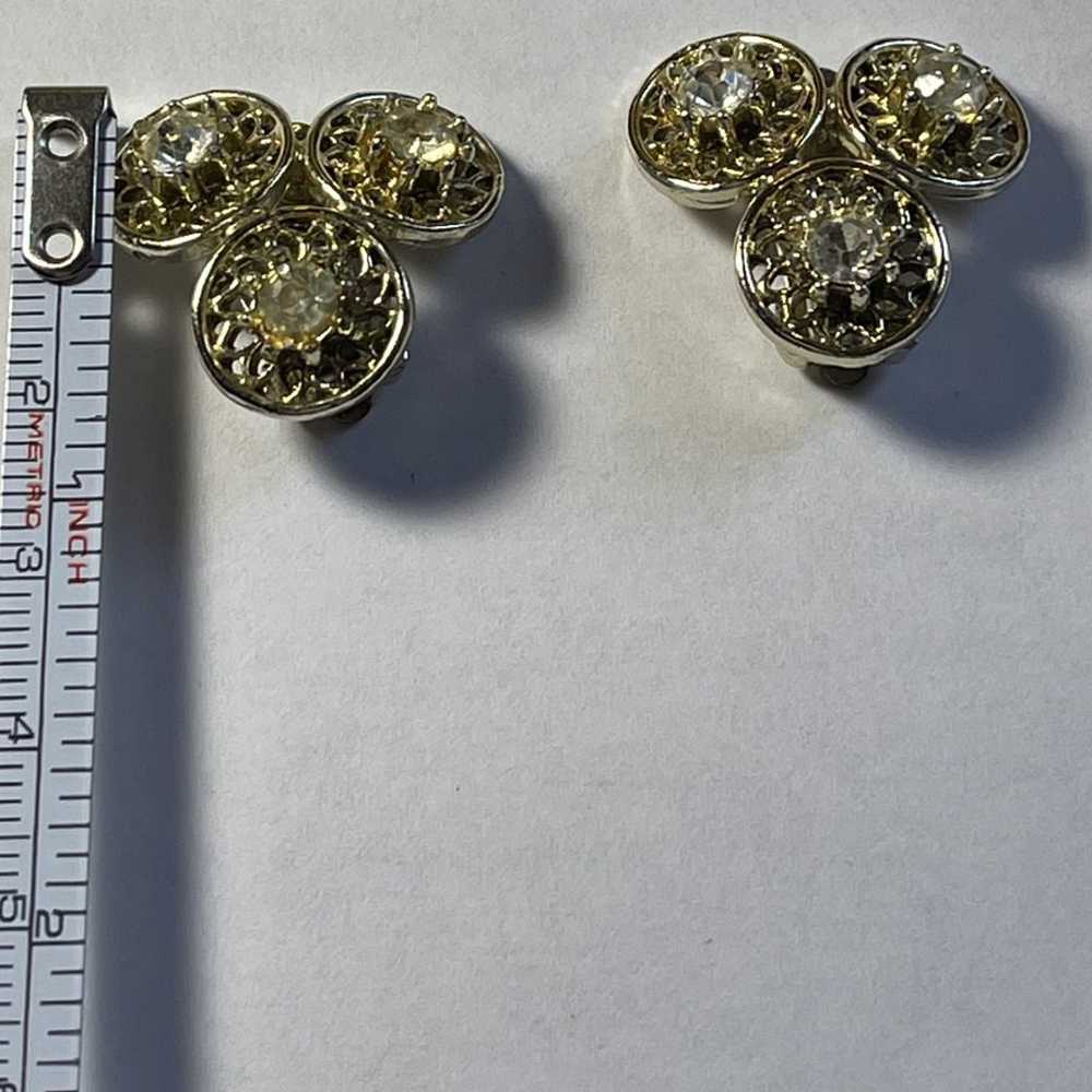 VINTAGE CORO CLIP ON EARRINGS - image 3