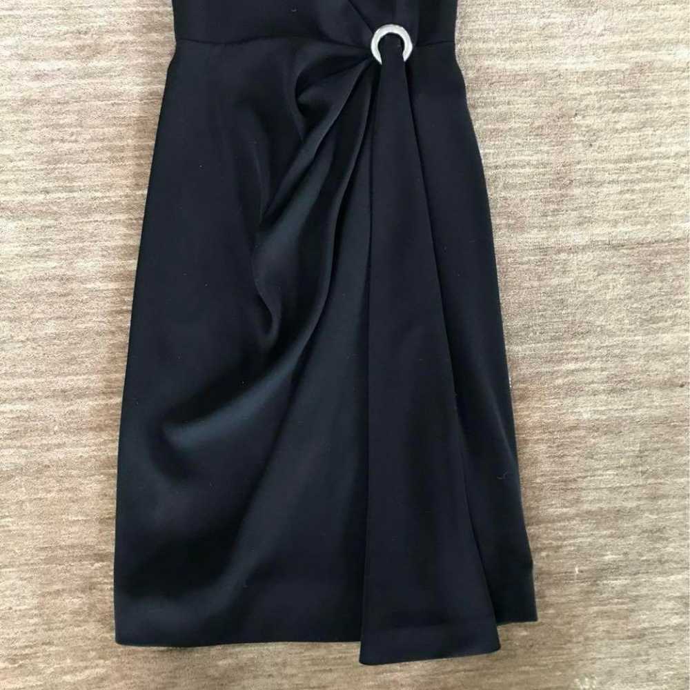 BALENCIAGA Black Silk Blend Dress Size 38 - image 3