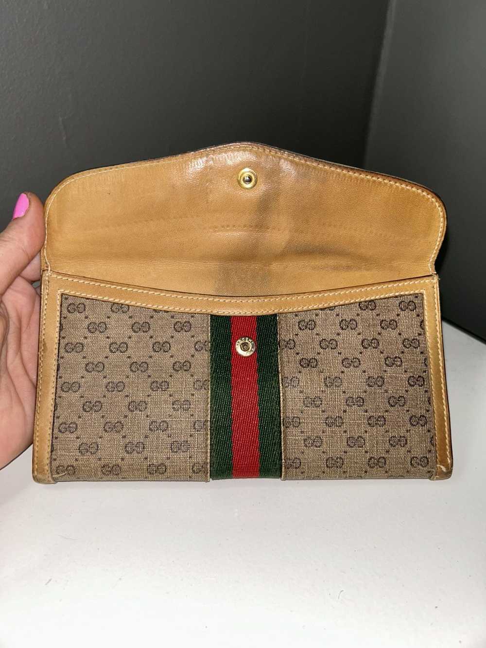 Gucci Gucci Vintage 1970’s Micro GG Monogram Sher… - image 12