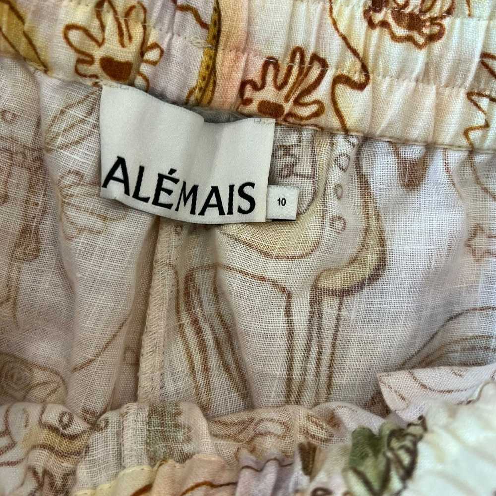 Alemais linen pants like new size:8 US - image 8