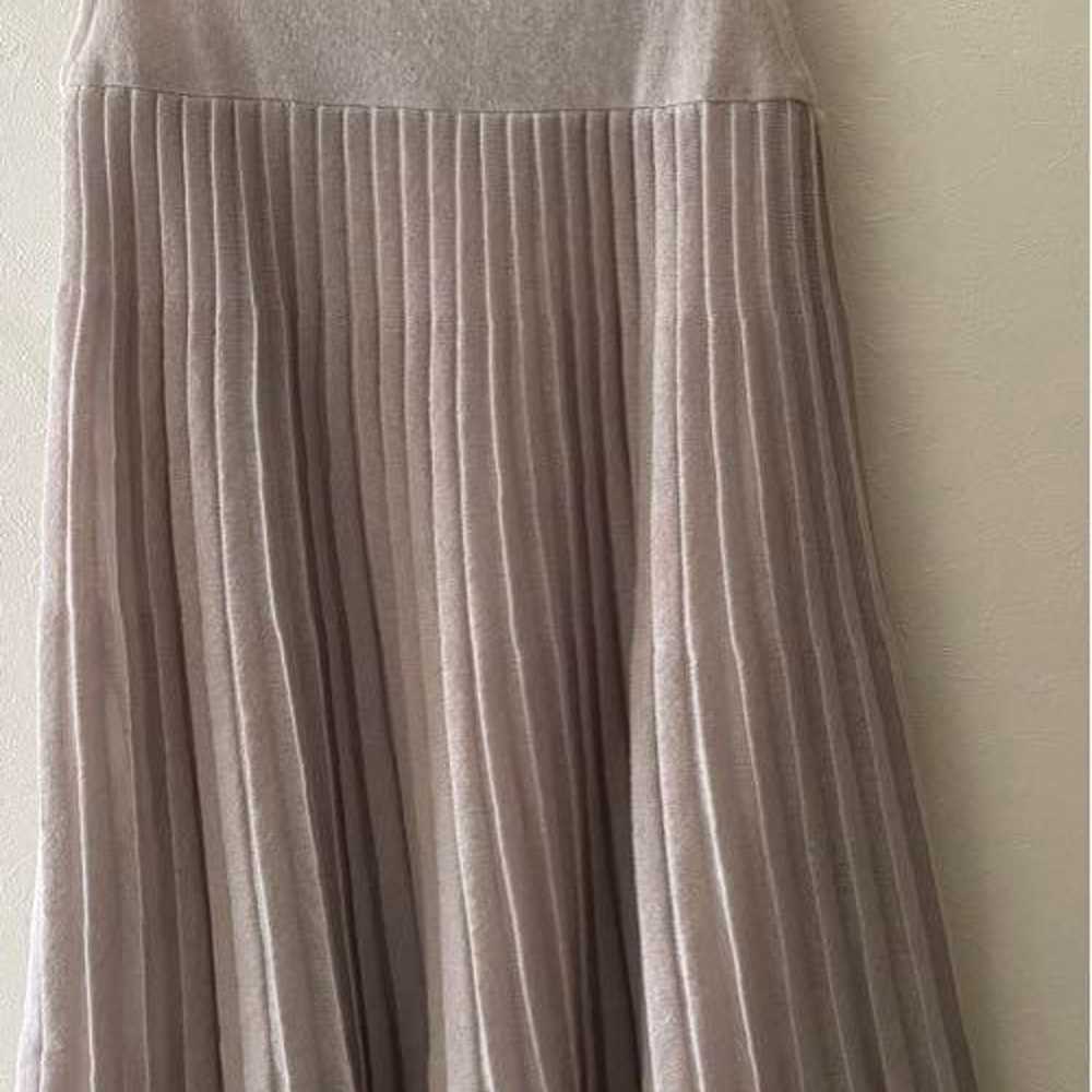 - Foxy Boutique Pleated Linen Blend Dress in Beig… - image 5