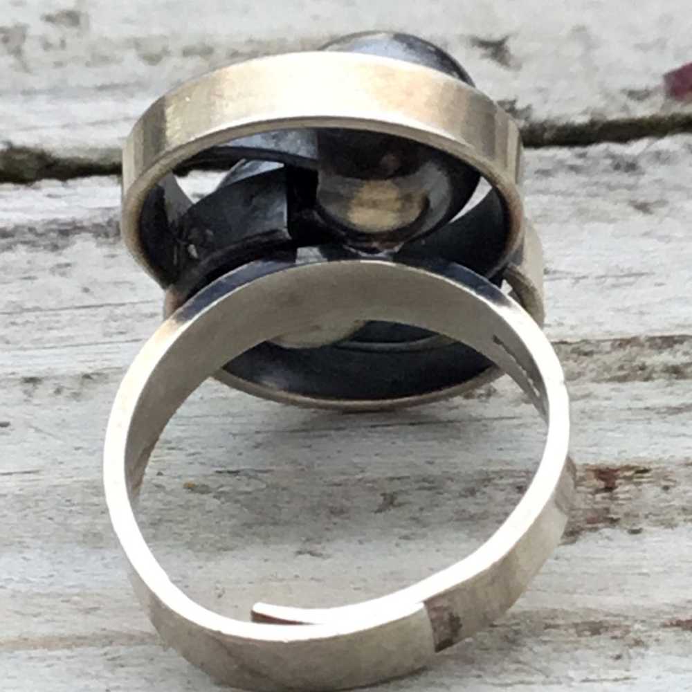 Modernist sterling silver ring made in Finland - image 2