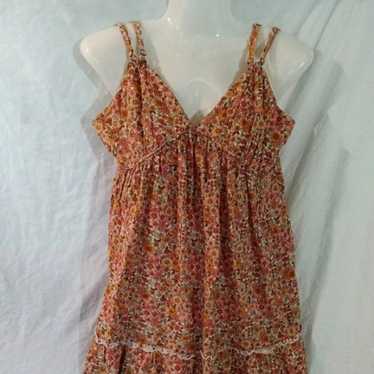 Dress  Wild Fable orange floral mini dress large