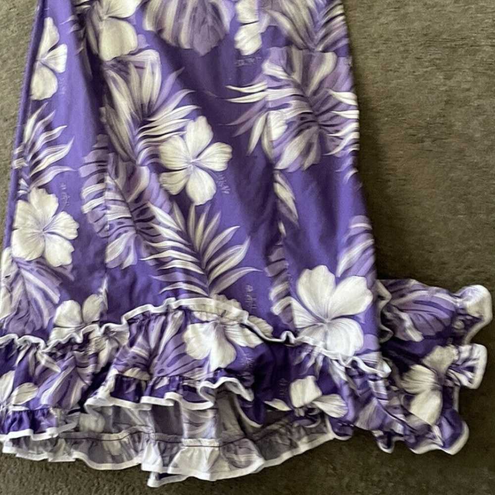 LONG HAWAIIAN DRESS 100% COTTON SIZE M - image 4