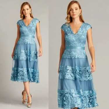 Tadashi shoji Dinah Embroidered Tulle Dress