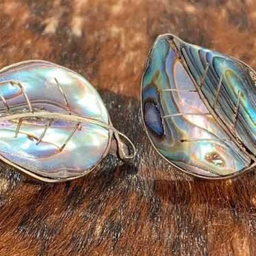 Vintage sterling silver mother of pearl