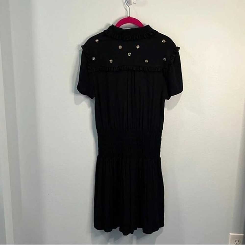 Maje Ravanna Bee-Embellished Crepe Dress - image 3