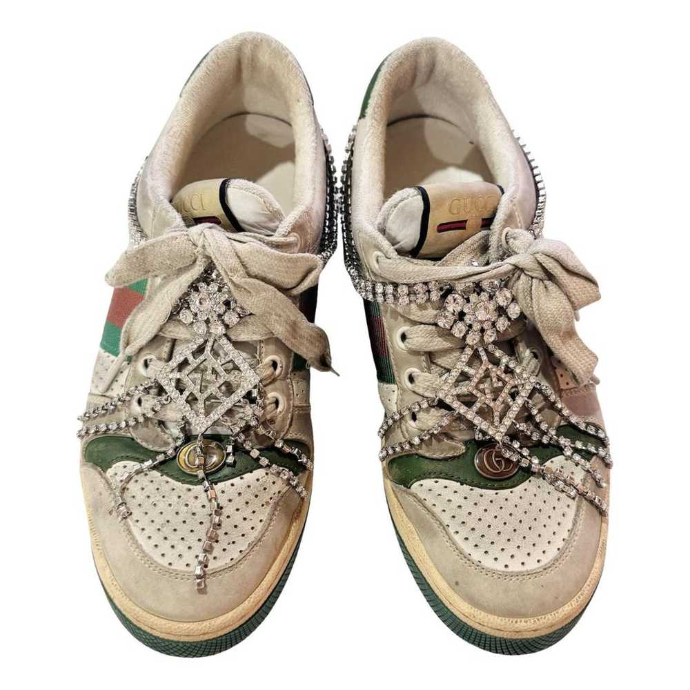 Gucci Screener leather trainers - image 1