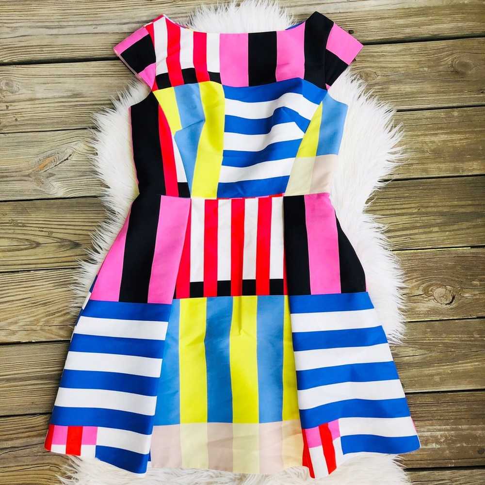 Kate Spade Colorblock Stripe Bow Dress - image 2