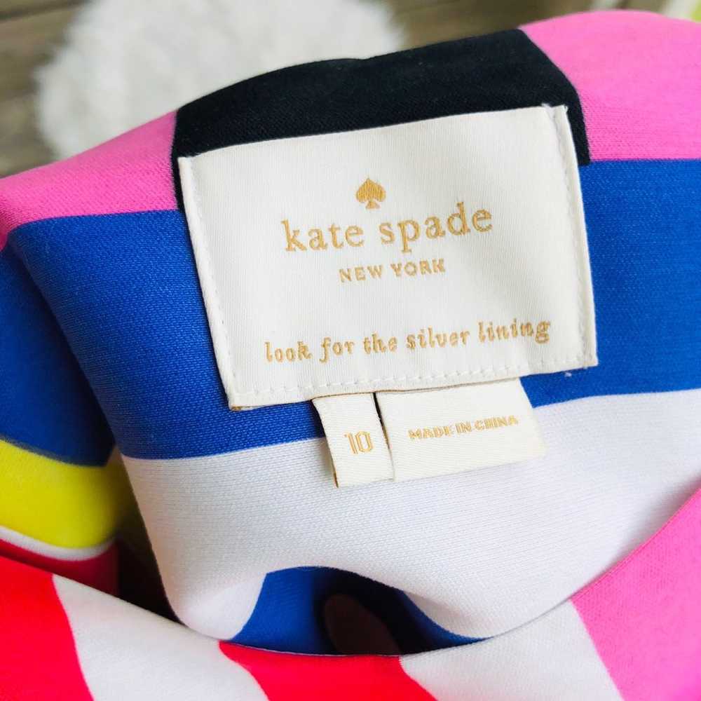 Kate Spade Colorblock Stripe Bow Dress - image 3