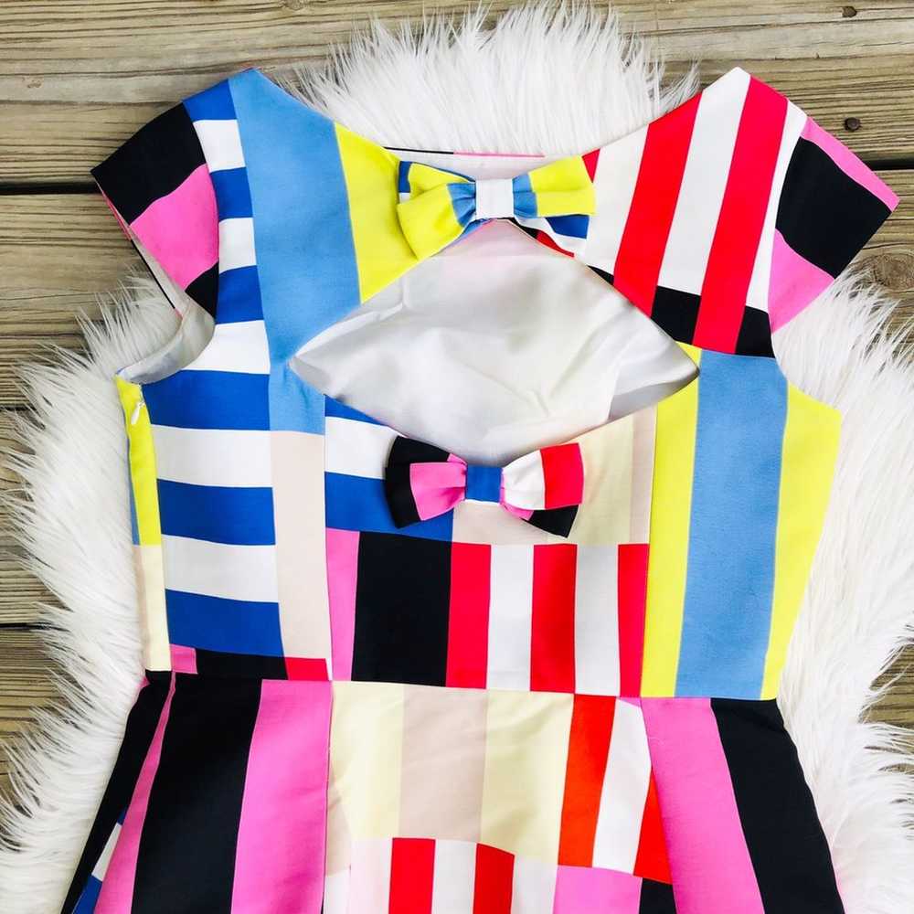 Kate Spade Colorblock Stripe Bow Dress - image 5