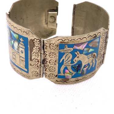 Vintage Mexican Bracelet Stamped Hecho En Mexico