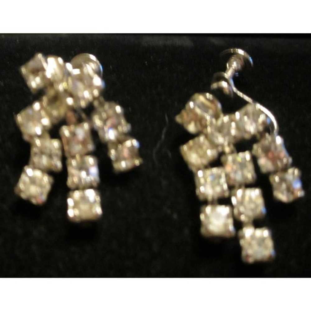 Vintage BJR rhinestone 3  piece jewelry set - image 3