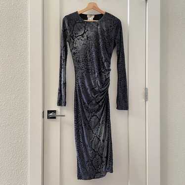 Fuzzi by Jean Paul Gaultier Snake Print Long Slee… - image 1