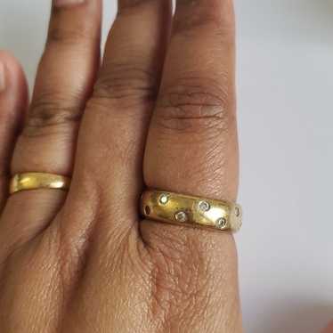 Sterling Silver 925 Gold Ring