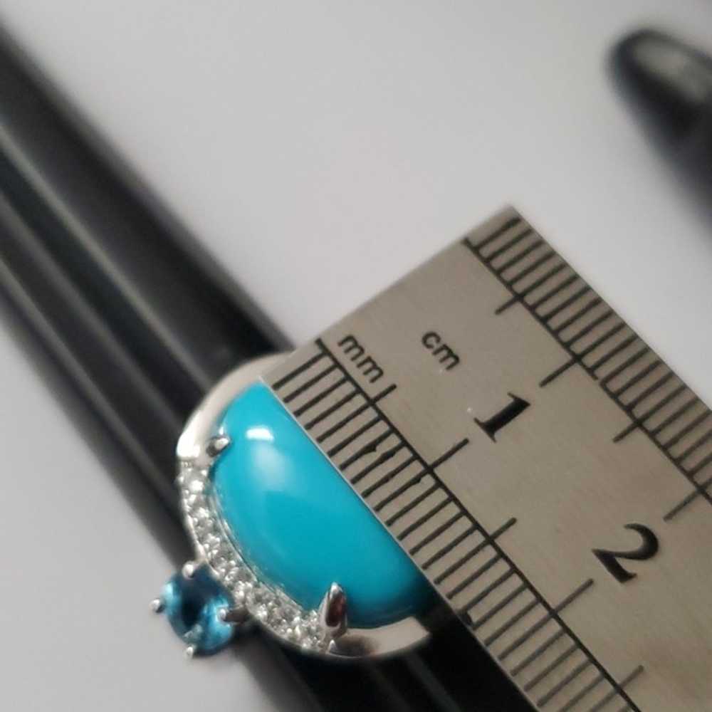 Sterling Silver 925 Sleeping Beauty Turquoise Blu… - image 2