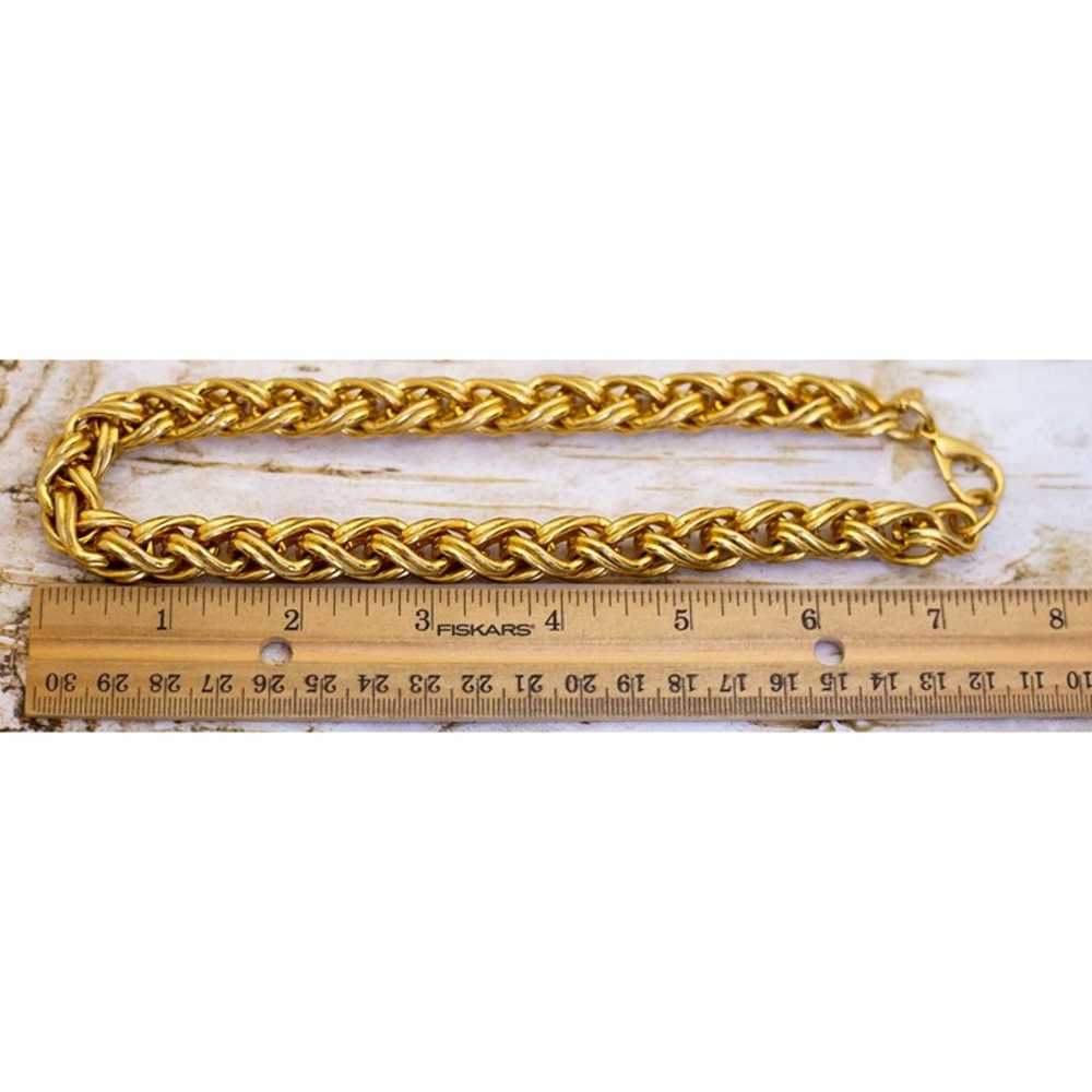 16 Inch, Vintage Weave Chain Necklace by Erwin & … - image 3