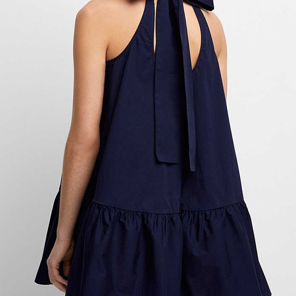 Staud Navy Marlowe Mini Dress M - image 3