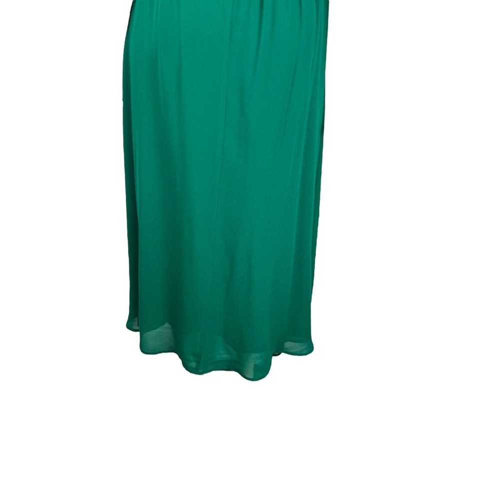 Reformation Green Siesta Midi Dress M Smocked Ruf… - image 9