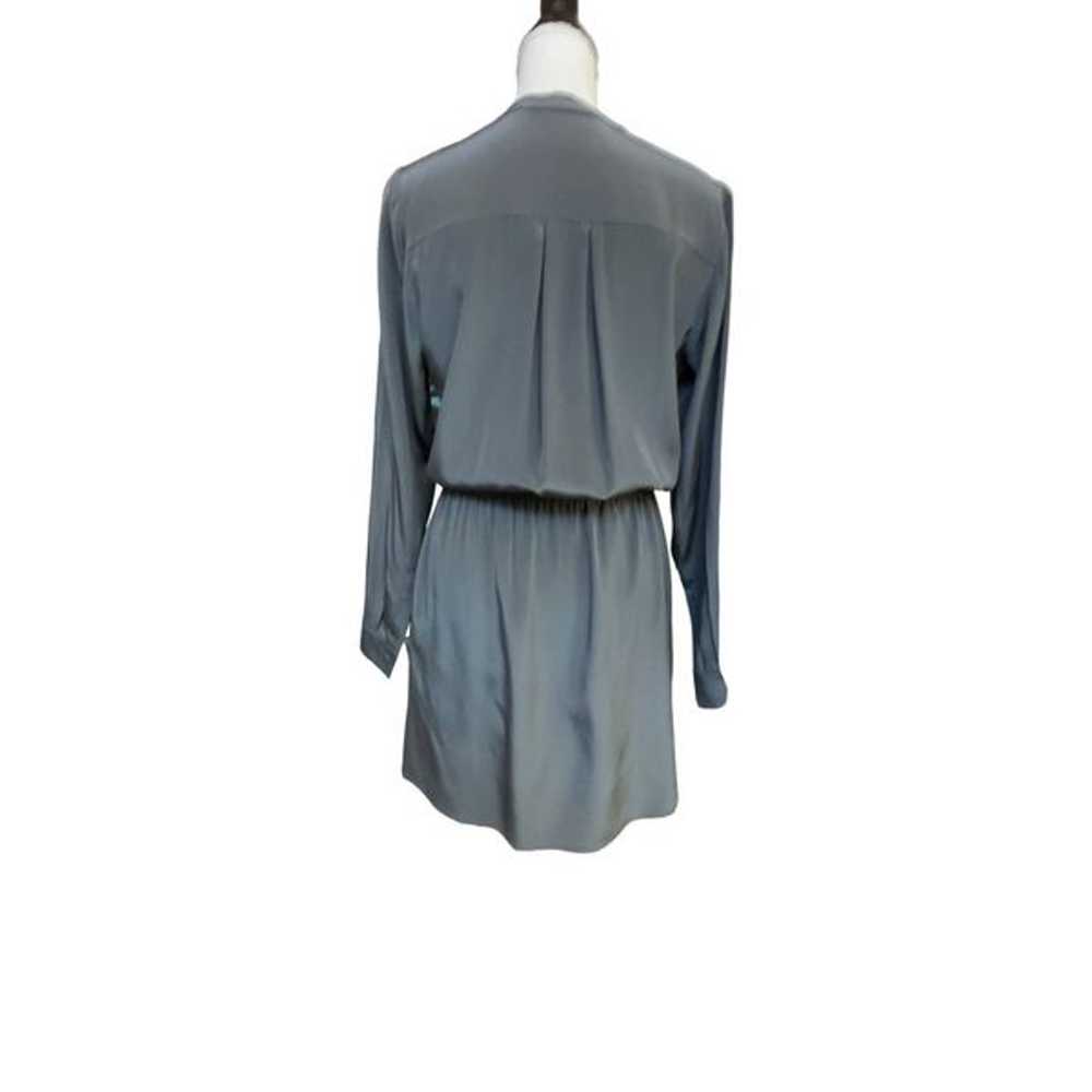 Vince Dresses Vince Hickory Silk Drawstring Shirt… - image 2