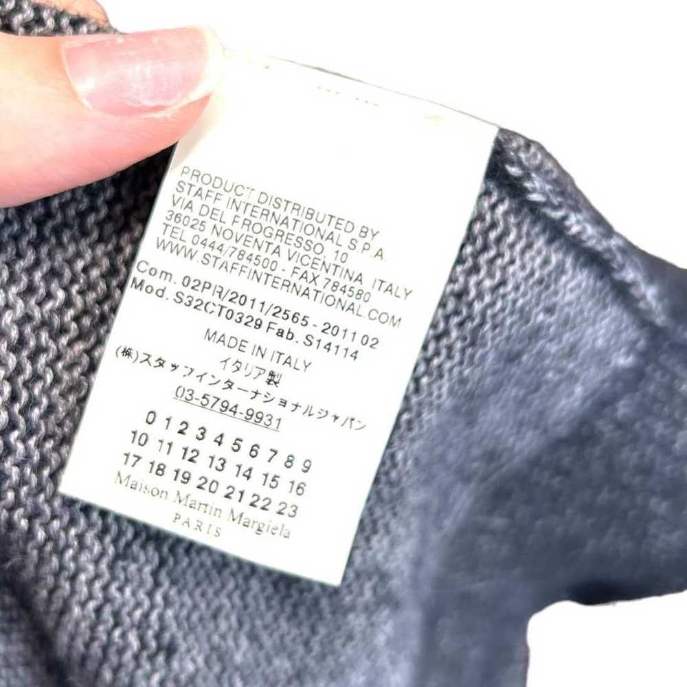 Maison Martin Margiela Charcoal Gray Drape Front … - image 9