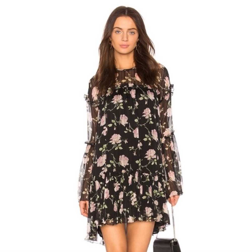 ULLA JOHNSON Dahlia Floral Mini Dress Sz M/8 - image 2