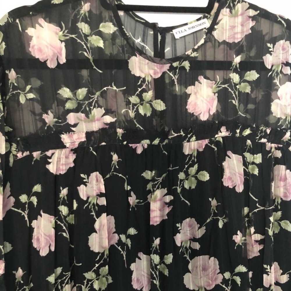 ULLA JOHNSON Dahlia Floral Mini Dress Sz M/8 - image 8