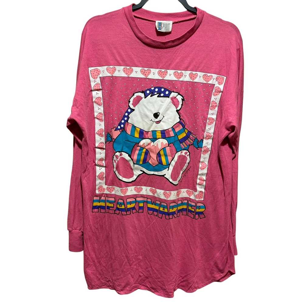 Other Vintage 90s Bear Sleep Shirt - image 1