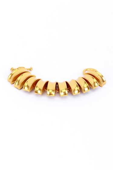 OSCAR DE LA RENTA Golden Curve Link Bracelet