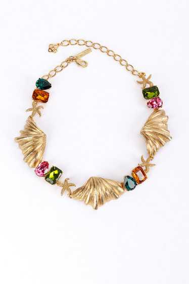 OSCAR DE LA RENTA Seashell Siren Collar Necklace