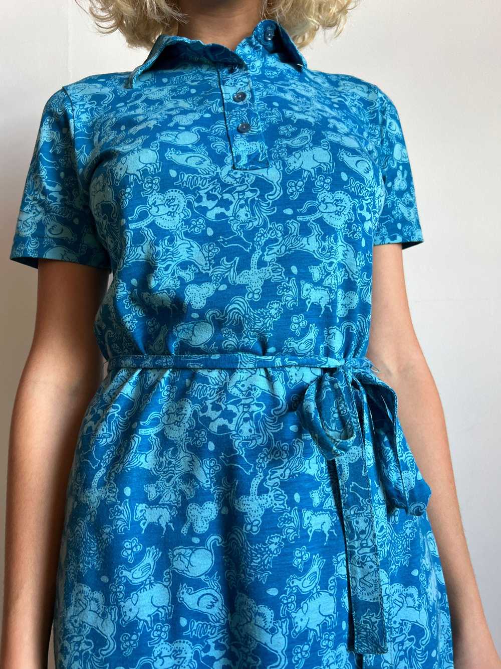 Vintage 1960's Lilly Pulitzer Farm Animal Print D… - image 3