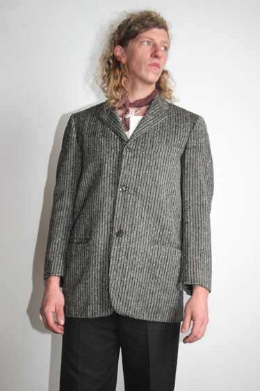 Vintage 1930's - 40's Grey Wool Textured Blazer, M