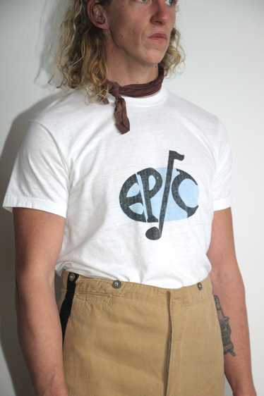 Vintage 1960's - 70's Epic Records T-Shirt, Hand D