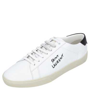 Saint Laurent Court leather trainers