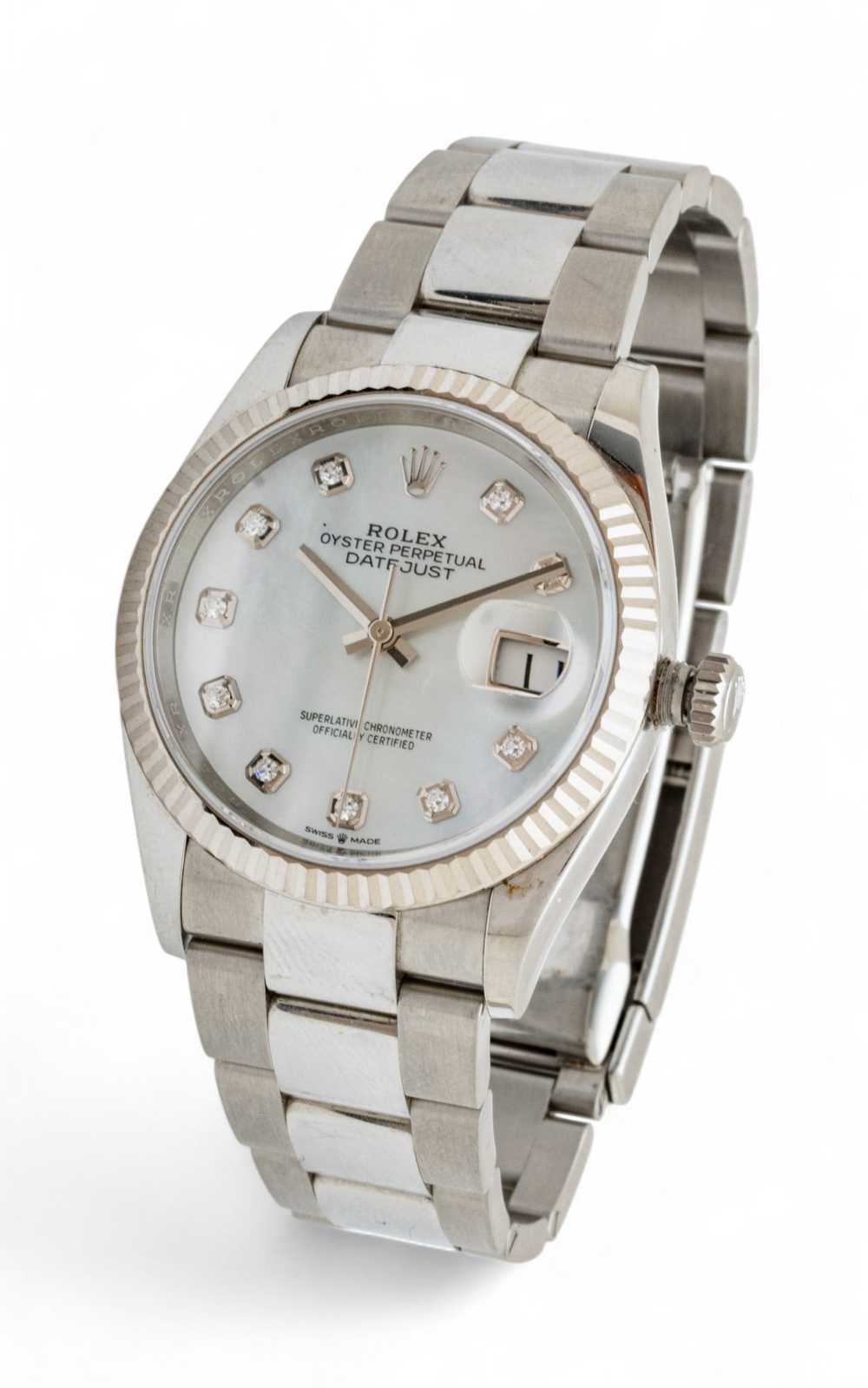 Rolex (Swiss) Oyster Perpetual Datejust Diamond, … - image 1