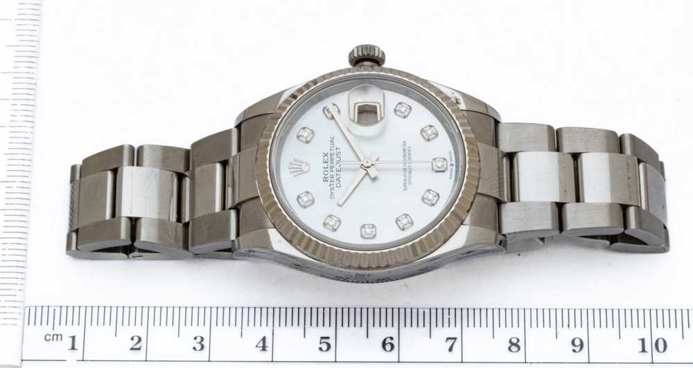 Rolex (Swiss) Oyster Perpetual Datejust Diamond, … - image 2