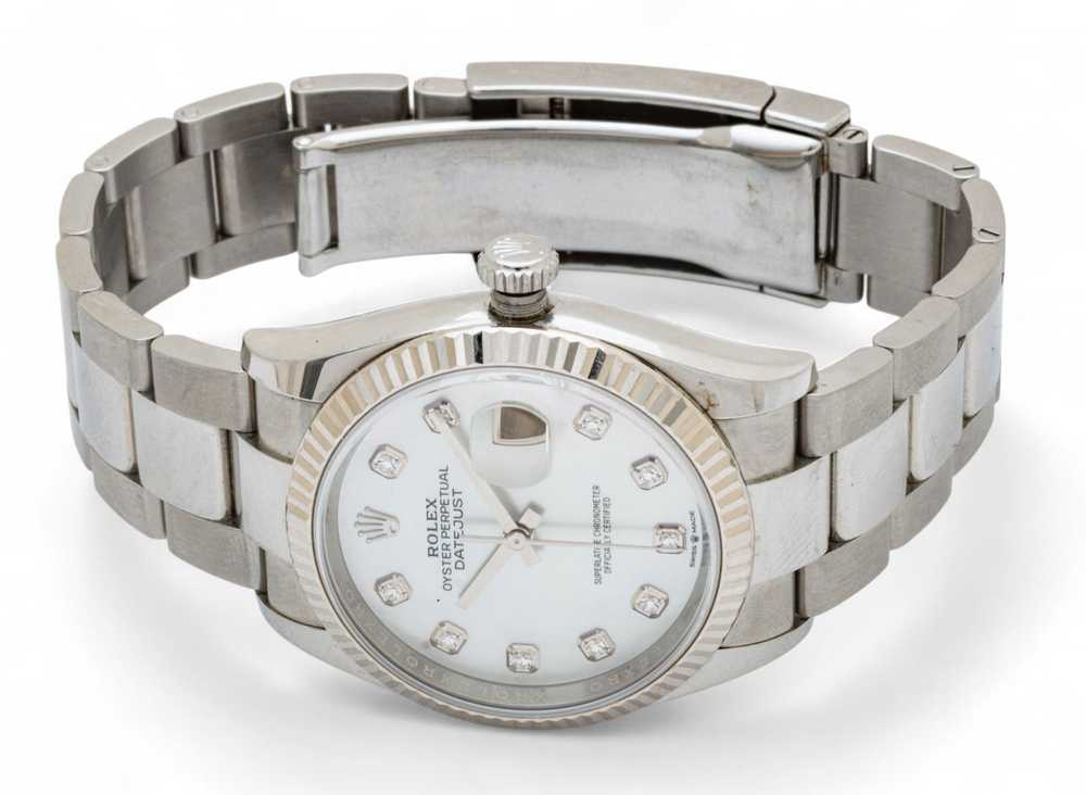 Rolex (Swiss) Oyster Perpetual Datejust Diamond, … - image 4