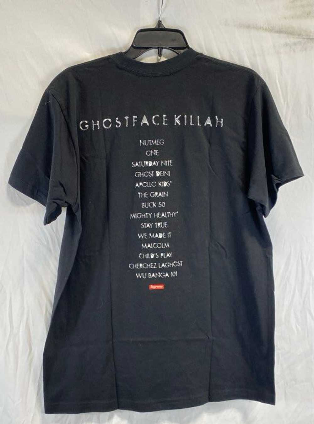 Supreme Black Ghost Face Killah T Shirt M - image 2