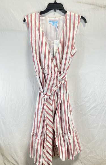 NWT Draper James Womens Multicolor Striped Sleevel