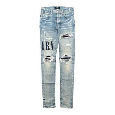 Amiri Amiri Denim Applique Logo Jeans Clay Indigo - image 1