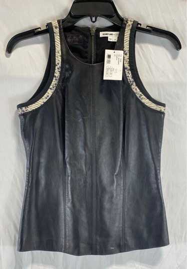 Helmut Lang Black Leather Vest S