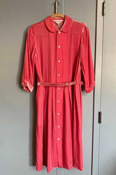 COMME DES GARÇONS Velvet Shirt Dress (S) | Used,…